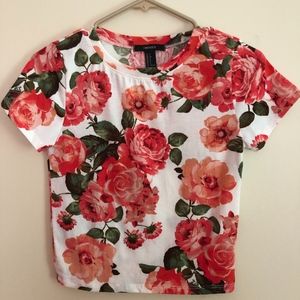 FLORAL CROP TOP